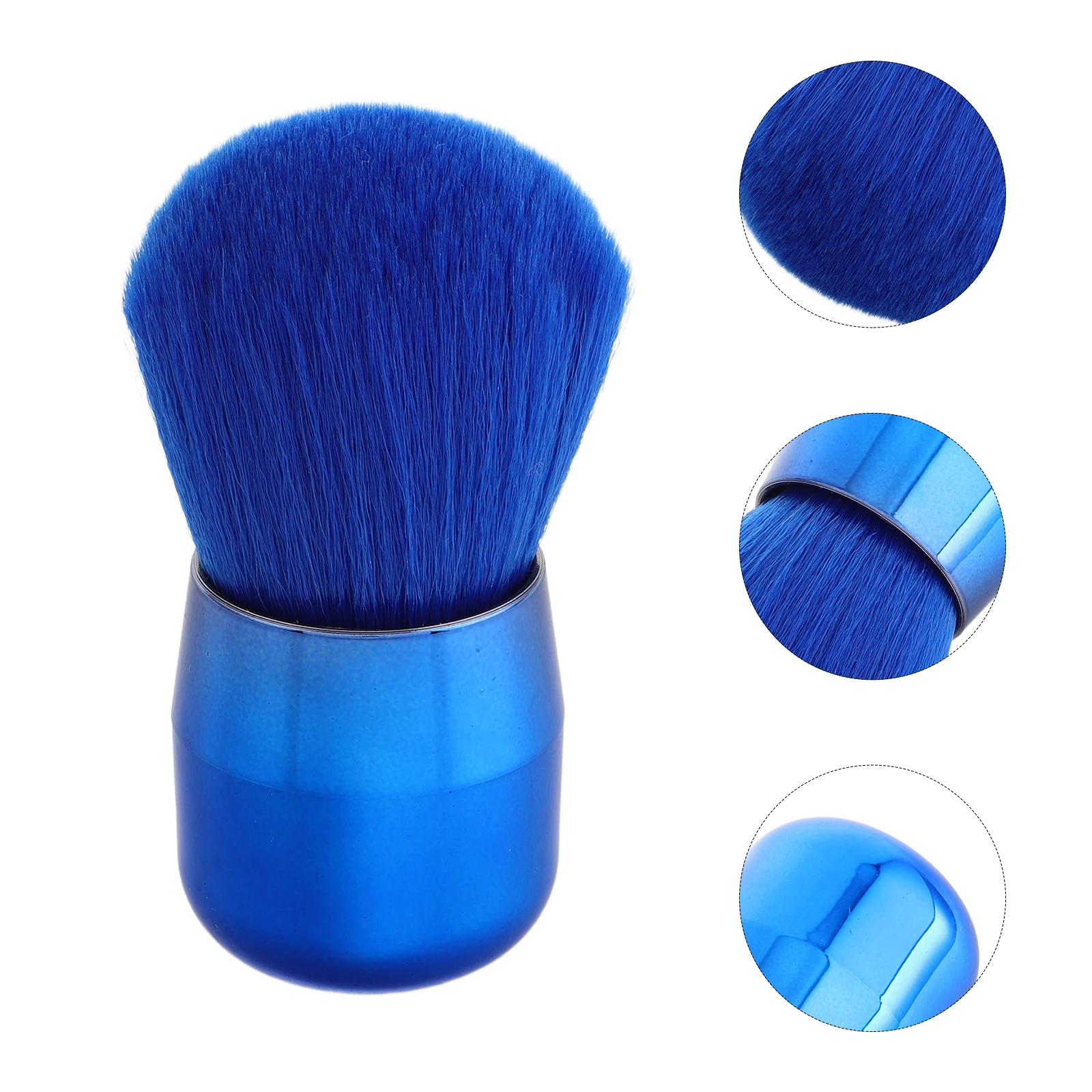 

2pcs Large Area Blush Brush Travel Makeup Brushes Powder Tool Portable Durable Soft Body Brush Applicator For Loose