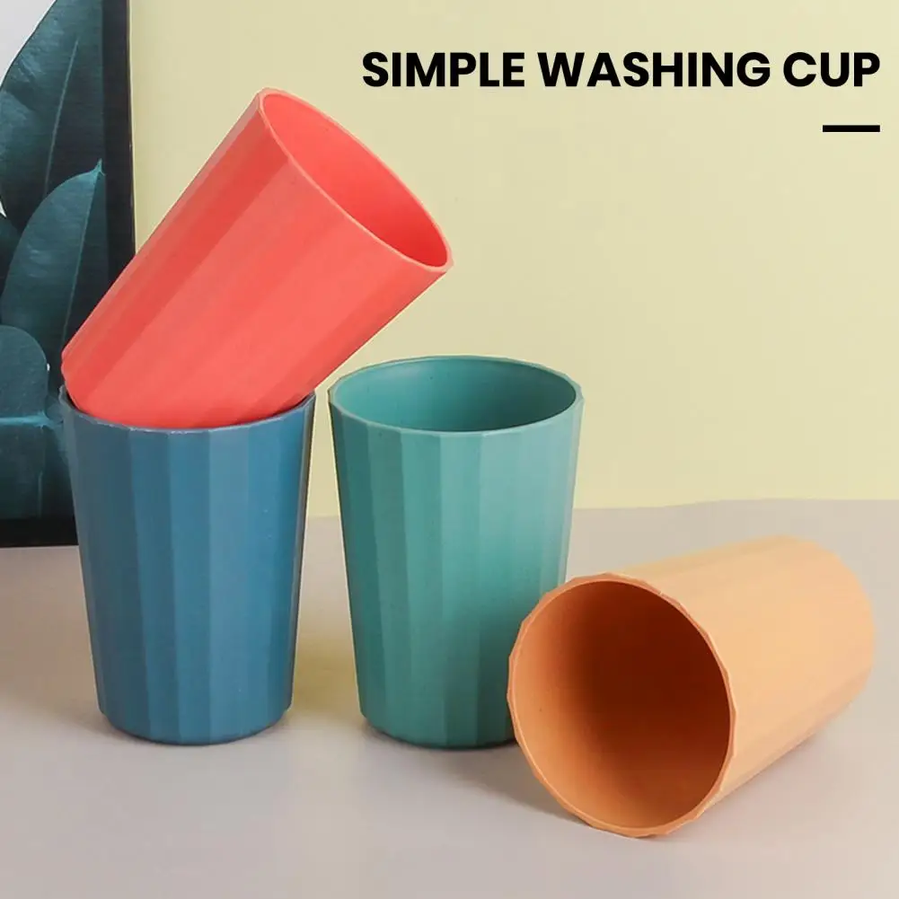 Toothbrush Cup Convenient Drinking Cups Dishwasher Safe PP Toothbrush Mug Reusable Mouthwash Cup Home Bathroom Water Cup