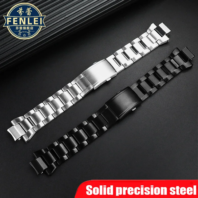 For G-SHOCK Casio MTG-B3000 Series Quick Release Modified Raised 316L Solid Stainless Steel Strap Accessories For Men Watch band