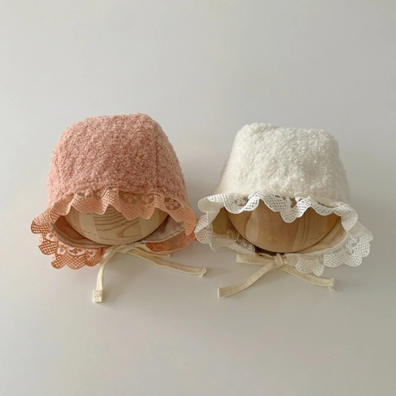 ChimLace Princess Baby Hat, Cosy and mn Beanie, Bonnet chaud d'hiver, Bonnet pour nouveau-nés, Cadeau de douche pour l'extérieur