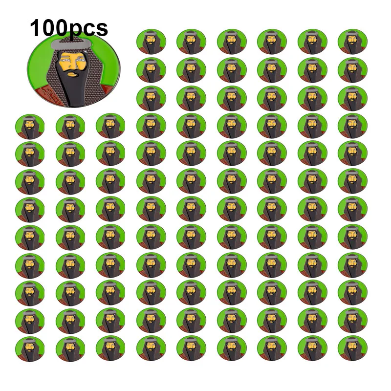 5-10-50-100 قطعة المملكة العربية السعودية العلم شارة بروش دبابيس التلبيب الأصلي العلم التلبيب دبابيس علم الدولة شارة