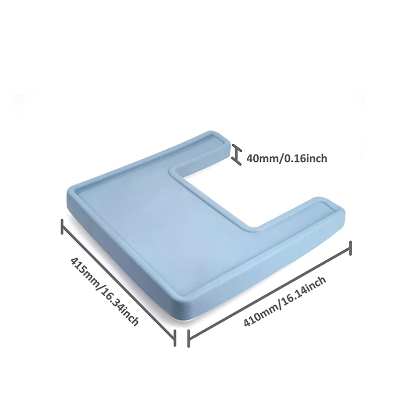 High Chair Placemat for IKEA Antilop Full Covered Baby High Chair Silicone Placemats Toddler Feeding Tray Mat