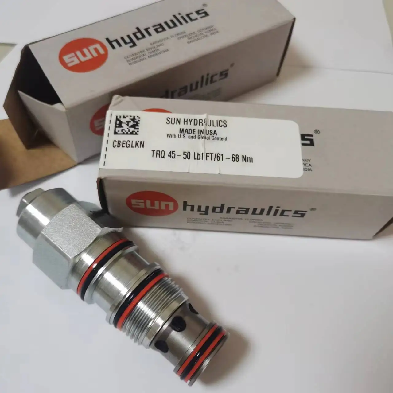 

CBEGLKN Origin Reliefe Valve in Stock Hydraforce SUN HYDRAULICS eat on vick ers IH CBEG-LKN