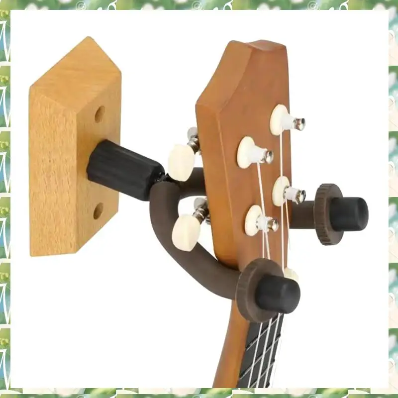 Gantungan Gitar Dinding 2 Paket untuk Semua Ukuran Gitar, untuk Gitar Akustik, Gitar Elektrik, Gitar Bass, 2 Paket Gantungan Gitar Dinding