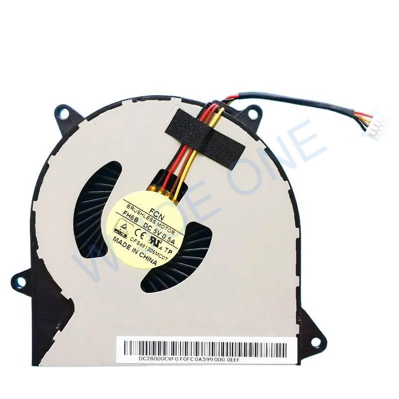 Nuevo ventilador de refrigeración de CPU para ordenador portátil, radiador para Lenovo IdeaPad 100 110 15 100-15 110-14IBR 110-15ACL 100-15IBD de 4 pines