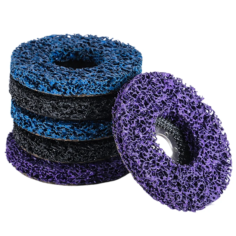 4/4.5/5 Inch 1PC Nylon Fiber Flap Polishing Wheel Disc 800 Grit For Angle Grinder For Wood Metal Buffing