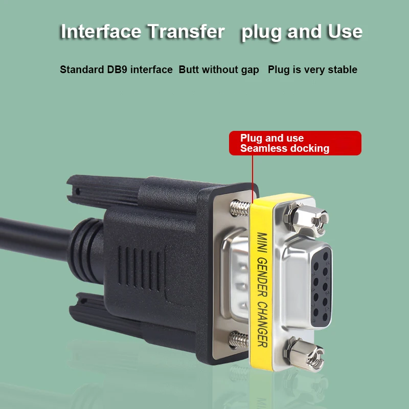 Best Quality OBD Tool 16Pin to DB9 Serial RS232 Connector OBDII 16 Pin to DB9 Female OBD2 16Pin Male Extension Cable for Cars