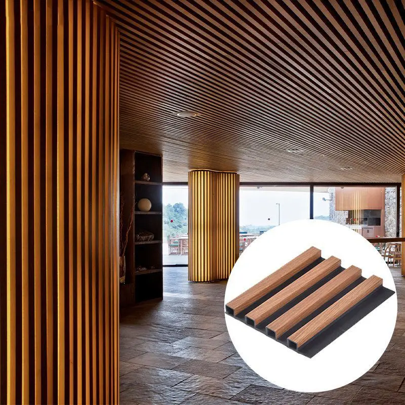 Antibacterial WPC Wall Panel 12mm Mold & UV Proof, CE/FSC Dual Certified for Hospital/Garage