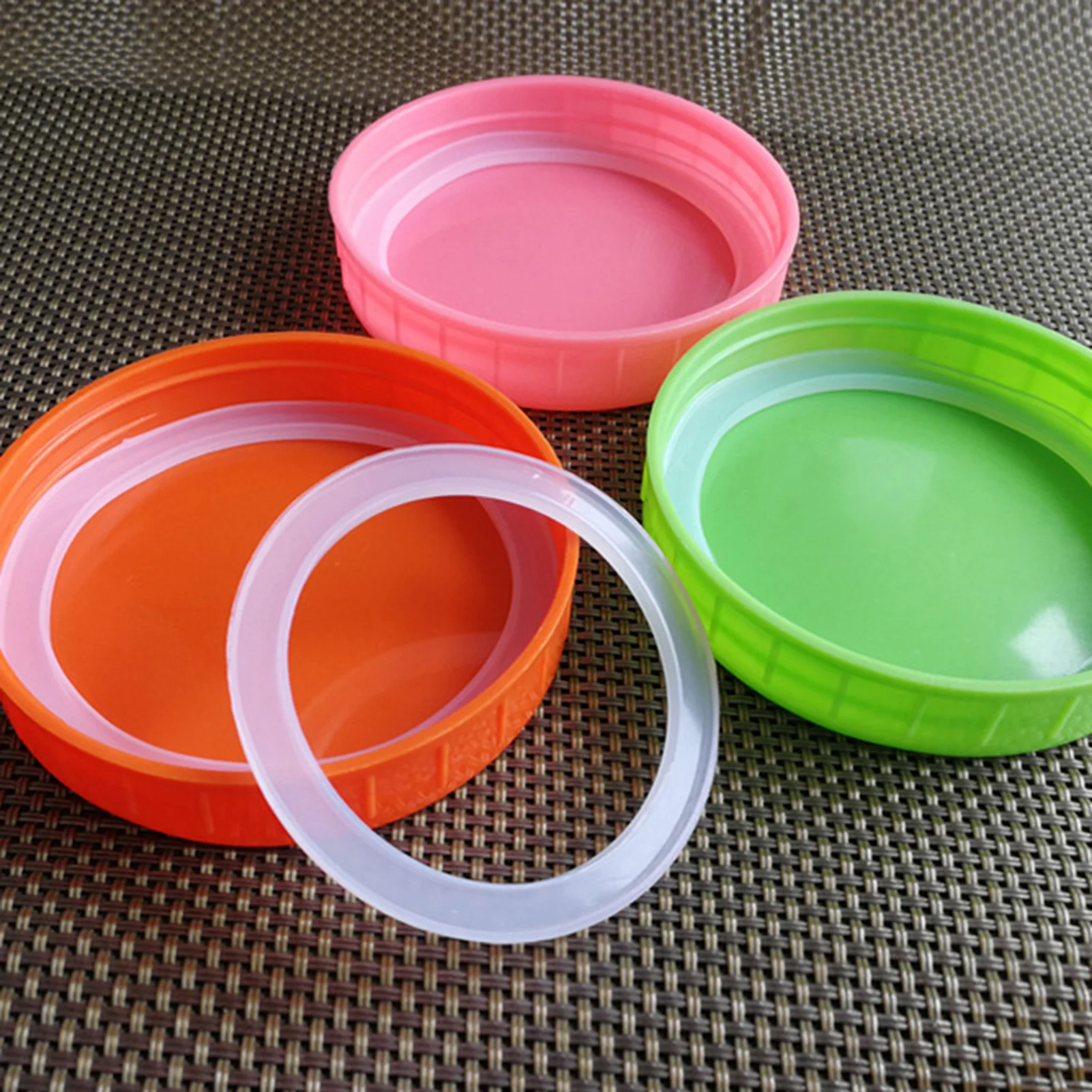 70/86mm Reusable Silicone Airtight Jar Lid Rings Durable Leak Proof Seals for Mason-Jar Storage Food Preservation Jars bottle