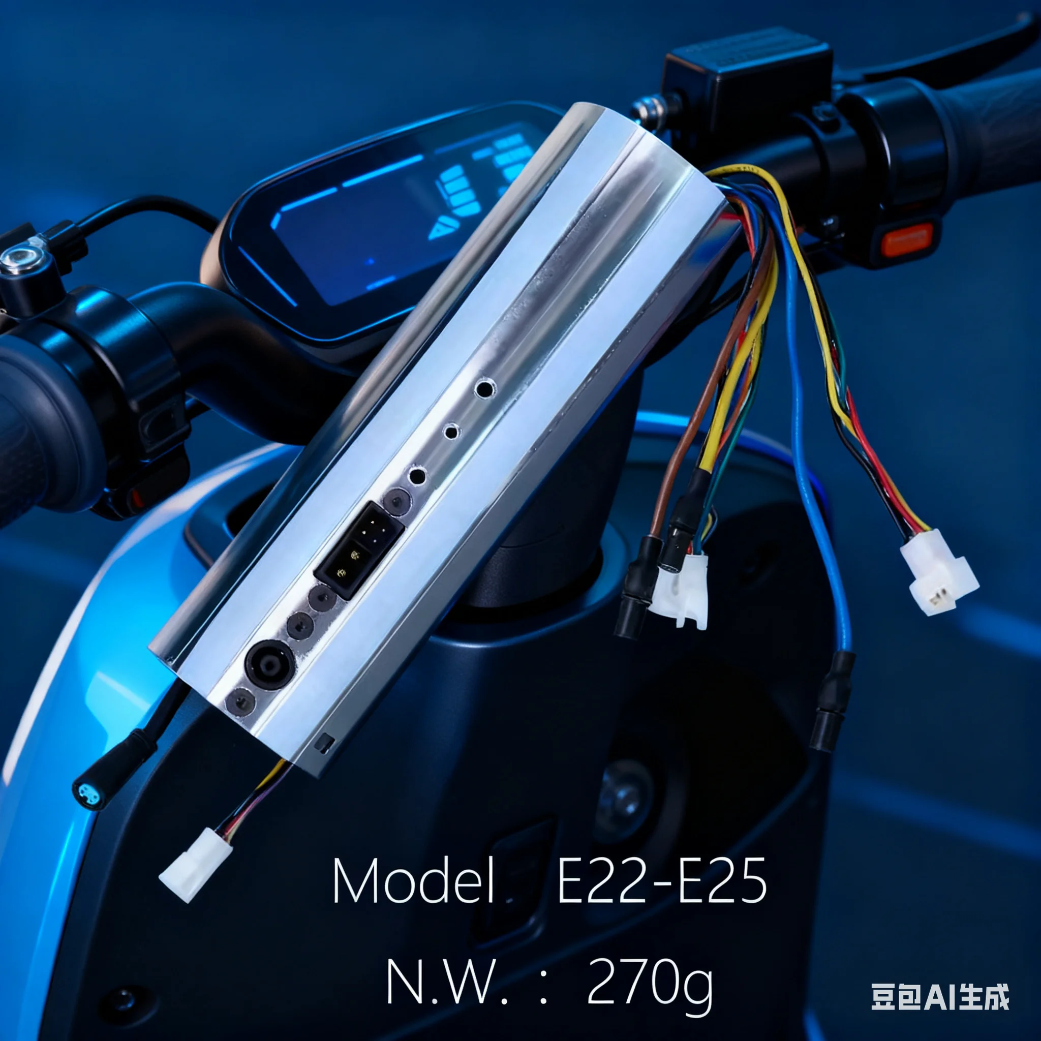 

Комплект контроллера электронного скутера, дисплей приборной панели, приложение для подключения модели электрического скутера E25/E22, счетчик, сменные аксессуары