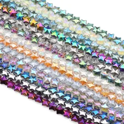 13mm 50pcs Star Shape Transparent Austrian Crystal Spacer Glass Loose Beads For Jewelry Making Bracelet Necklace Accessories DIY