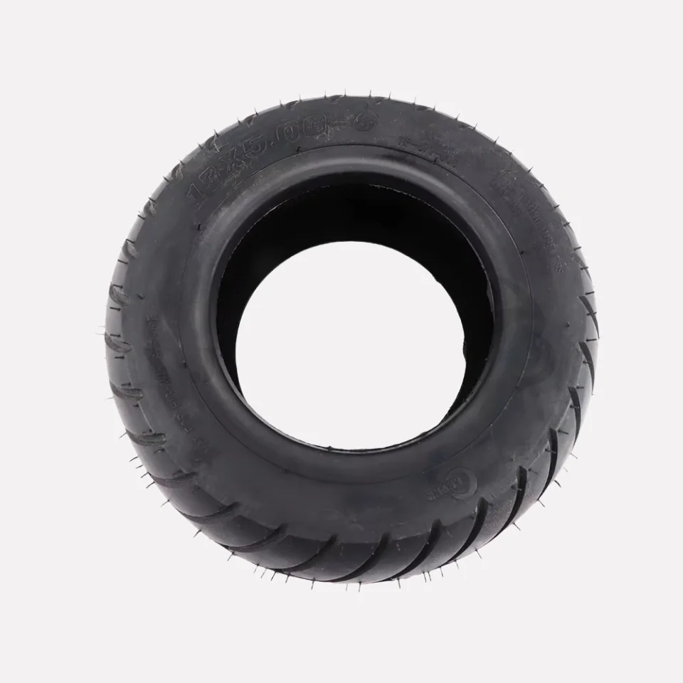 13x5 00-6 Inch Premium Rubber Tread Tire for Folding Bike Scooter ATV Off Road Motorcycle All Terrain Replacement Wheel