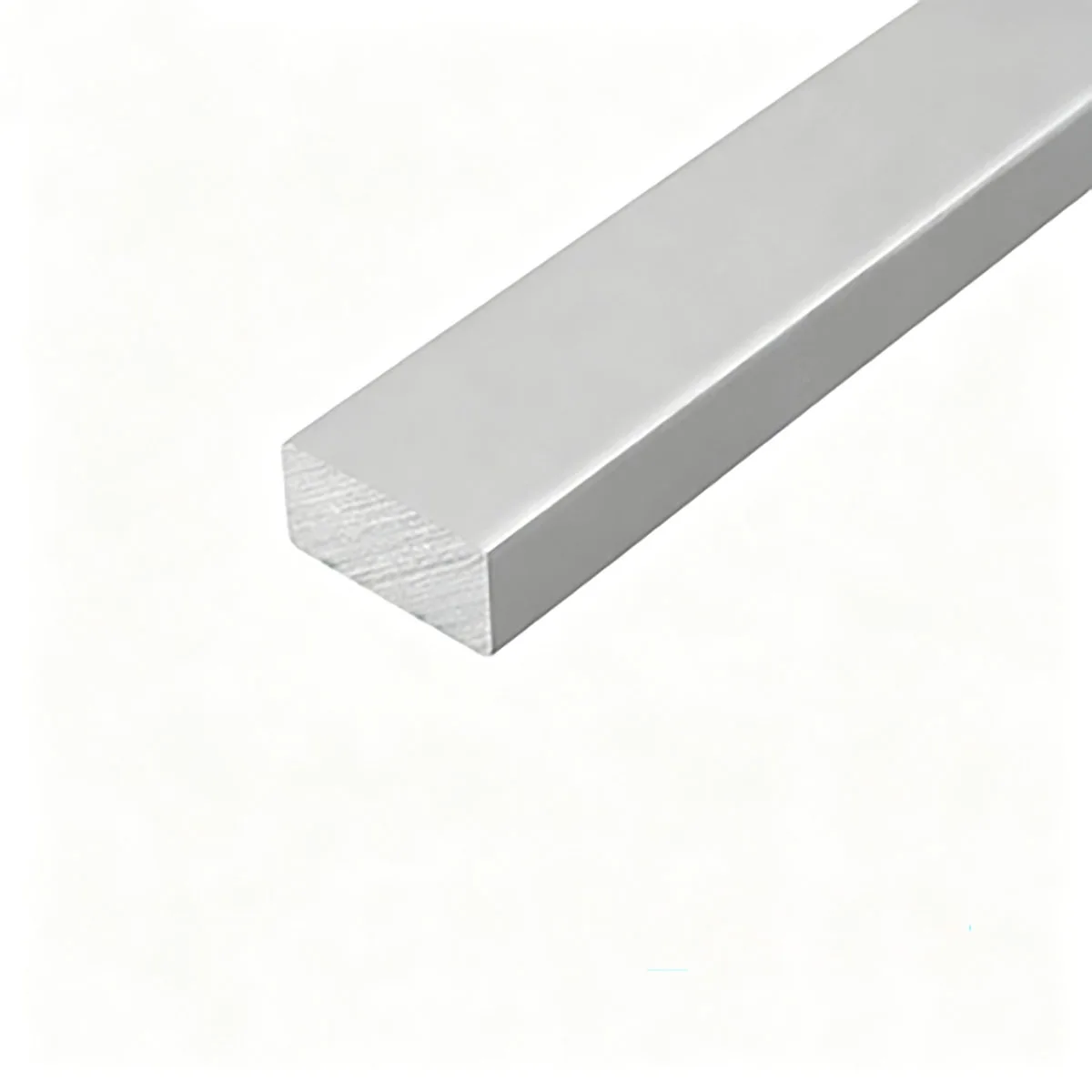 6063 Anodized Aluminum Bus Bar Flat Square Block, 5mm Thickness Multiple Widths 10/40/50/70/80/85mm