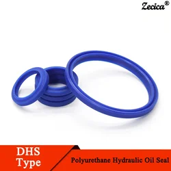 ID 11.2-250mm Polyurethane Hydraulic Cylinder Oil Sealing DHS Type Shaft Sealings Gasket Rubber Ring