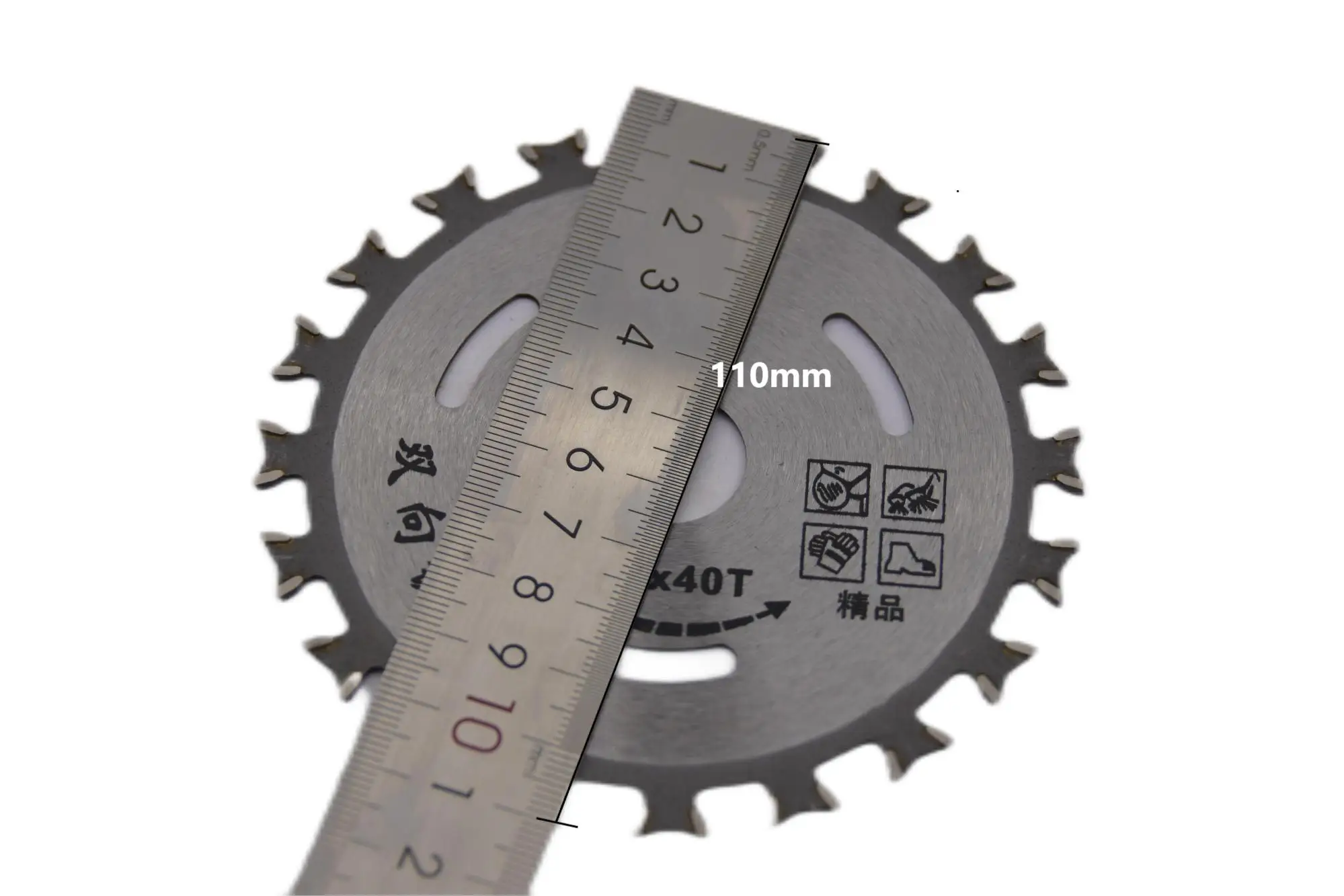 110mm 40T Double Side Tipped TCT Circular Saw Blade Woodworking Cutting Disc 4 Inch Multitool Saw Blade Roughing Disc For Wood