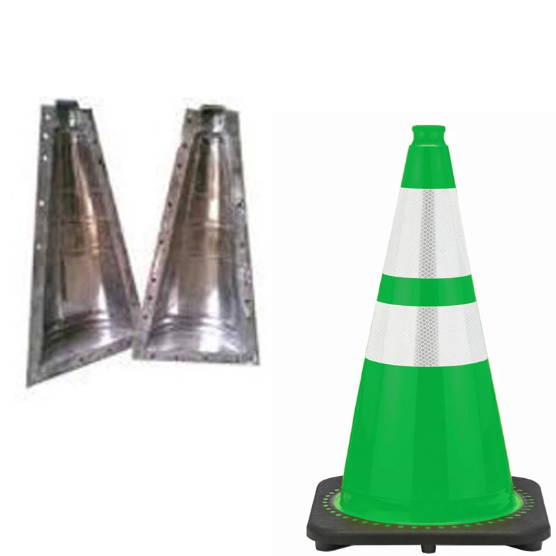 Chile Road Safety Warning Cone Mold Newest Mold Cone Pvc Warning Cone Injection Mold