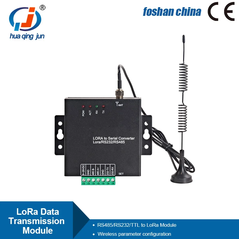 Chingjun RS485 232 TTL to LoRa Data Communication Module 2KM 4KM 6KM Wireless Ethernet Port to 232/485 Repeater Network Radio