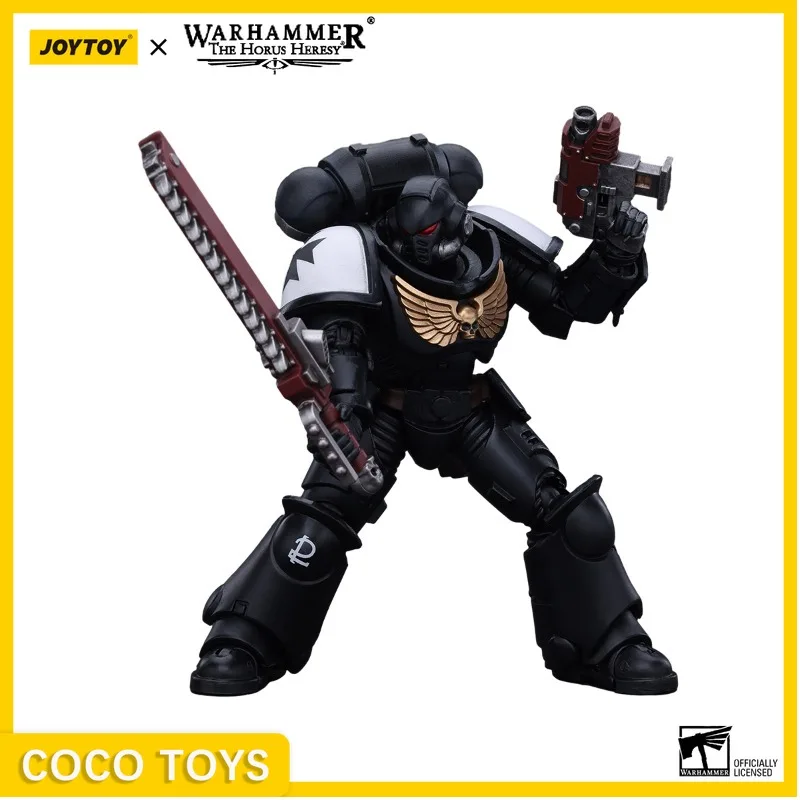 [Pre Order]JOYTOY Warhammer 40K Action Figures 1/18 Space Marines Black Templars Outriders Brother Valtus Model Collect Toy Gift