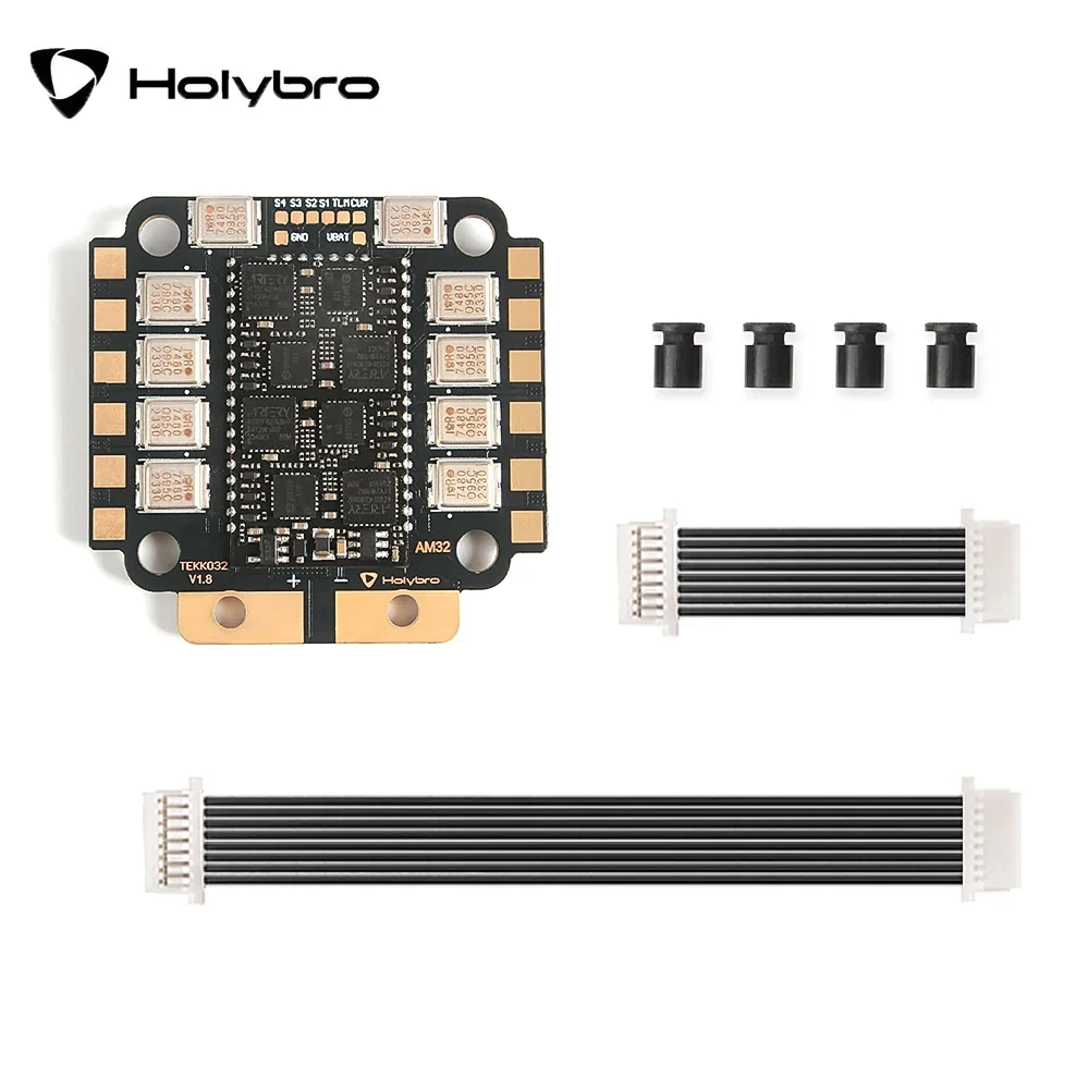 

Holybro Tekko32 F4 MCU Metal 4 in1 65A ESC (AM32) PWM Output 4-6S LIPO 30.5x30.5mm for FPV Racing Drone