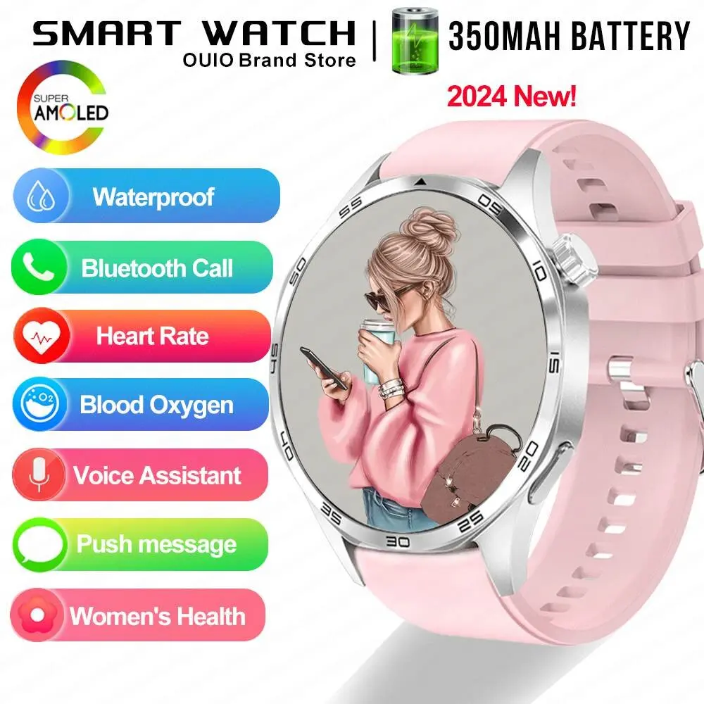 New For HUAWEI Sports Smart Bracelet women 1.53inch AMOLED Screen GPS Compass NFC Altimeter Waterproof Bluetooth Call smartwatch