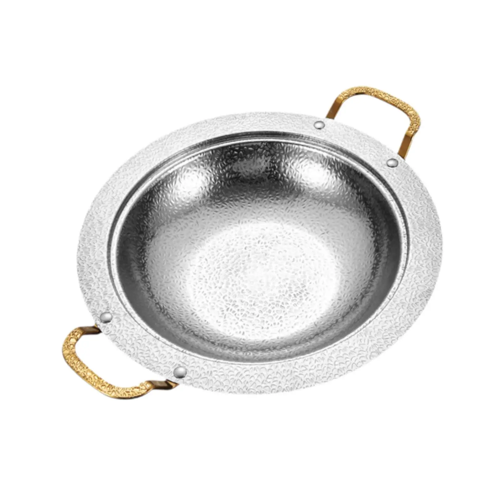 Seafood Pot Instant Noodle Pot Household Kitchen Cookware Kimchi Soup Pot Multipurpose Sukiyaki Double Handle Chafing Dish