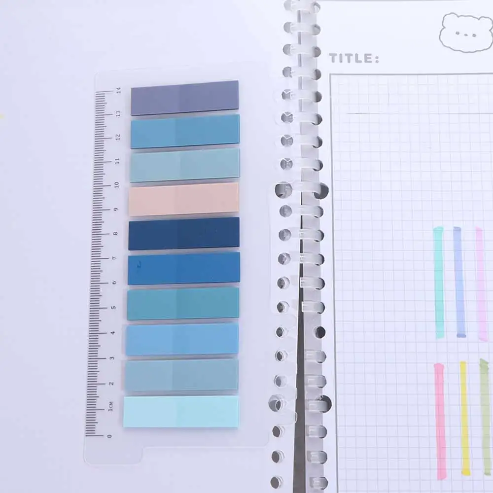 

Self Adhesive Index Tabs Set Waterproof Multi Color Morandi Sticky Notes Label Transparent Annotation Tabs Label Stickers