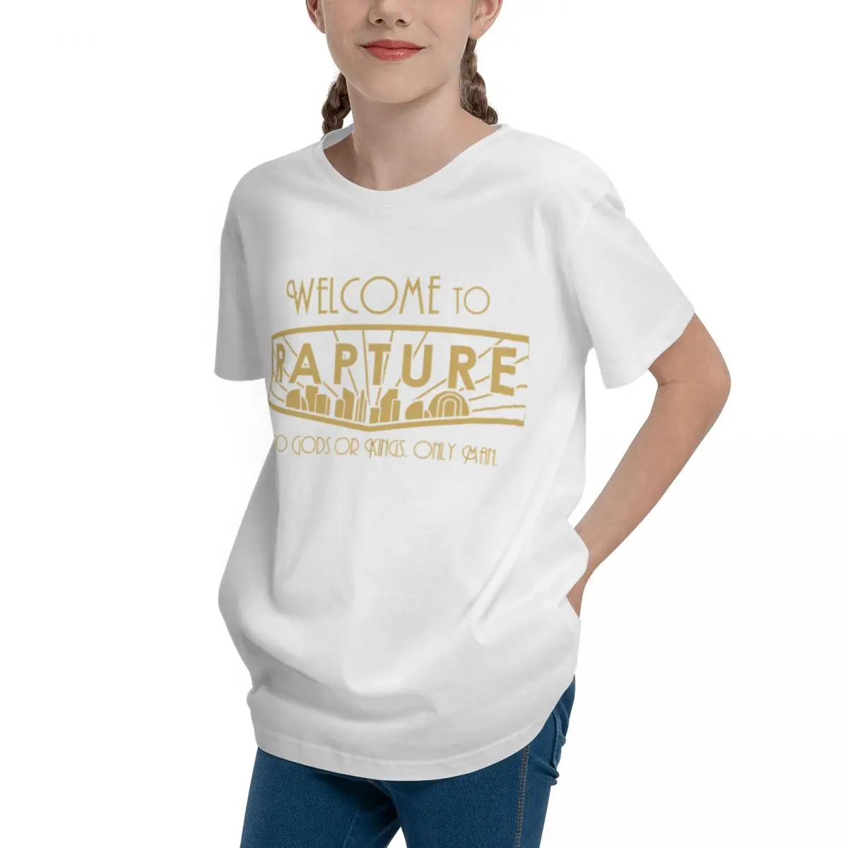 Bioshock Rapture-T-Shirt Basique à Manches Courtes pour Adolescents, Haut Frais, Décontracté et Scopique, Graphique, Nouveauté, Haute Qualité, Essentiel à Vendre