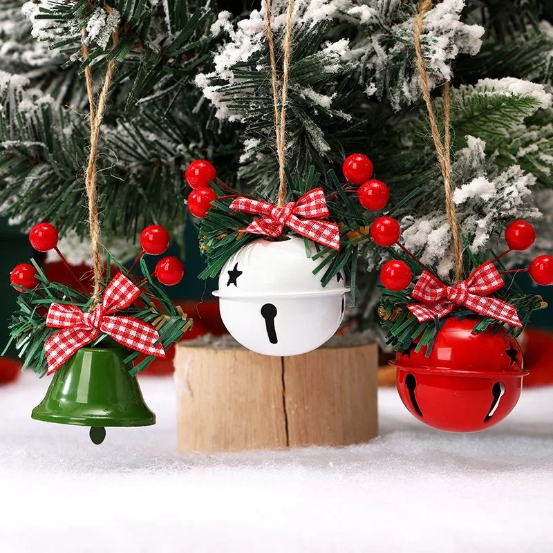 

1PC Christmas Gift Decoration Pendant Christmas Tree Decoration Gift Cartoon Bow Bell Festival Atmosphere Decoration