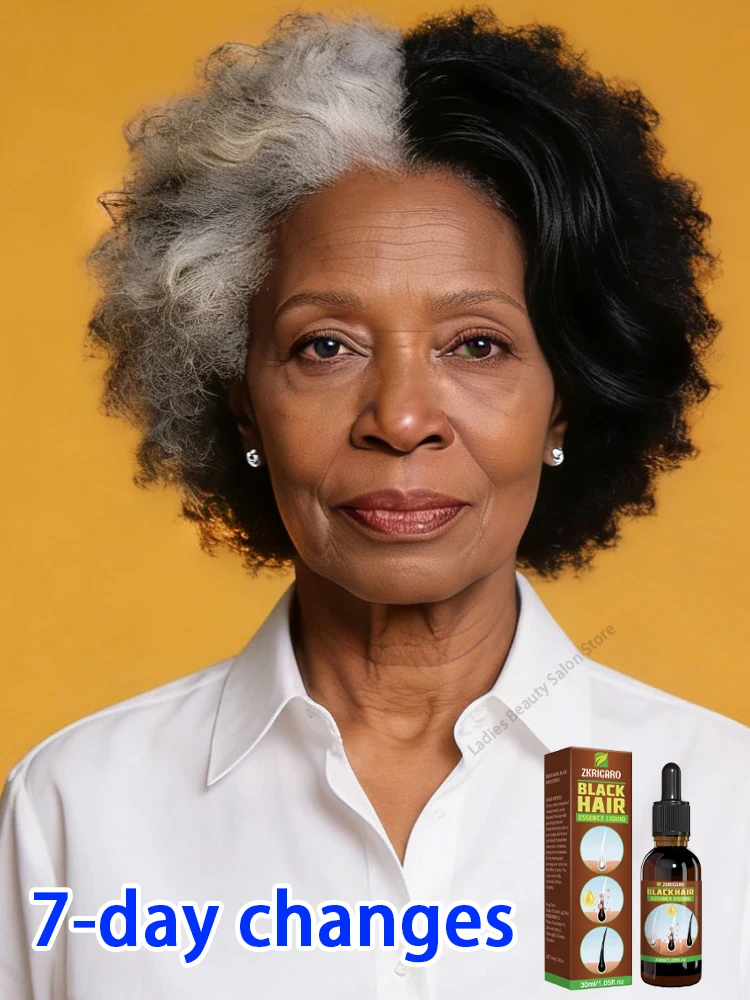 

Hair care serum replenishes melanin, restoring gray hair to its original color; suitable for both men and women.