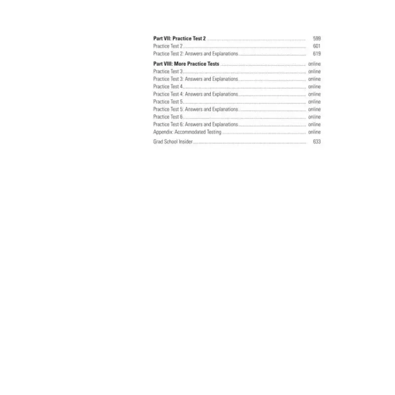 مراجعة Princeton GRE Premium الإعدادية 36th Edition 6 تقنيات المراجعة للاختبارات الممارسة أدوات عبر الإنترنت تحضير اختبار المدرسة الخريجين #3