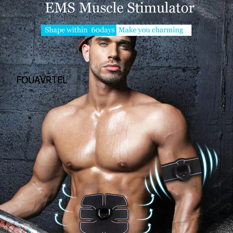 Exercise Abdominal Patch Set Fitness Instrument Abdominal Muscle Patch Charging Part Of The Abdominal Massager Abdominal Patch