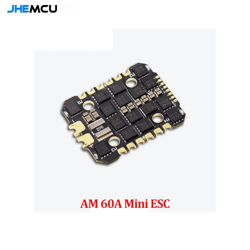 

JHEMCU AM32 45A 60A Mini 4in1 ESC 3-6S для дронов FPV