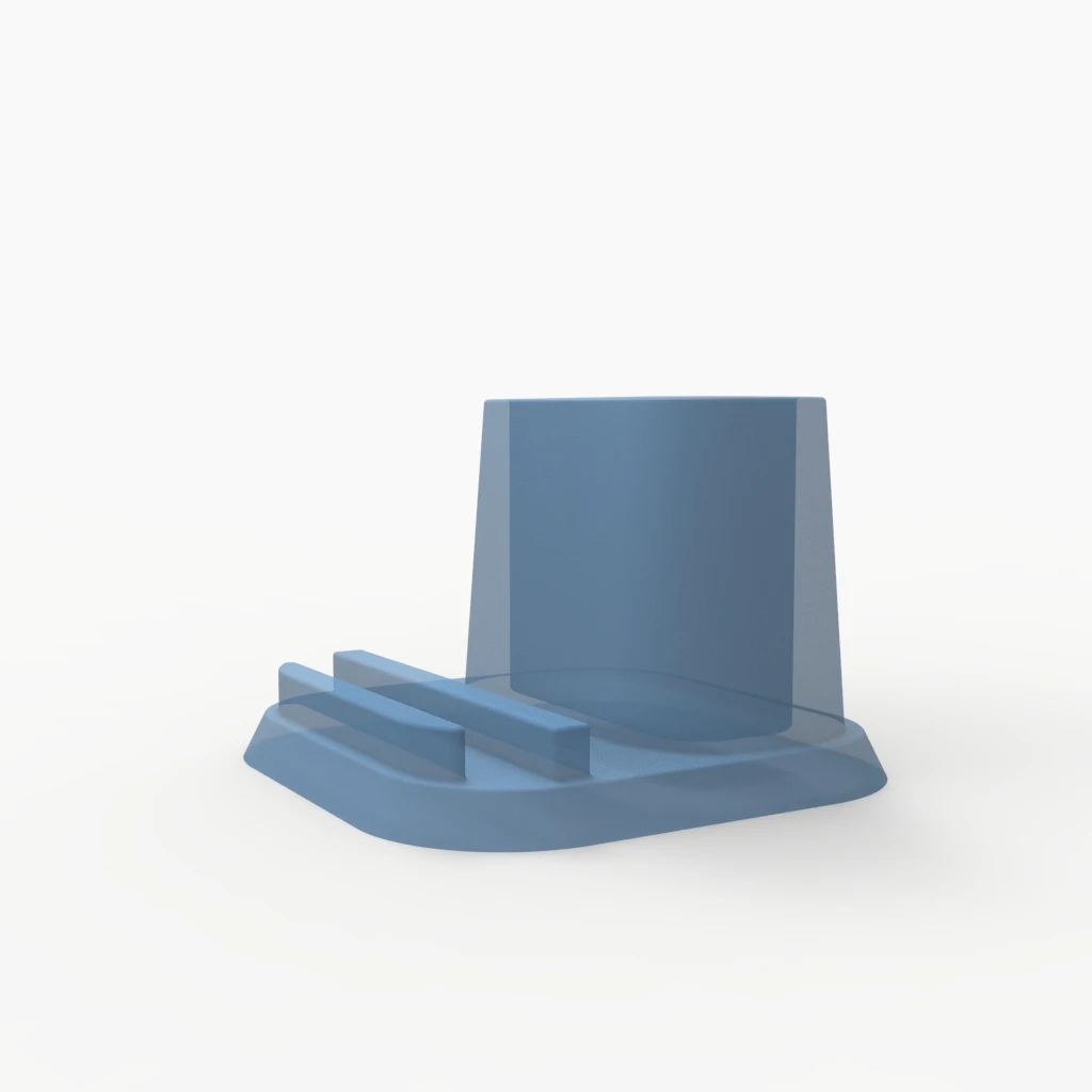Multi-functional Cement Pen Holder Silicone Mold, Creative Concrete Mobile Phone Stand, Office Storage Desk Decoration Mold - Image 6