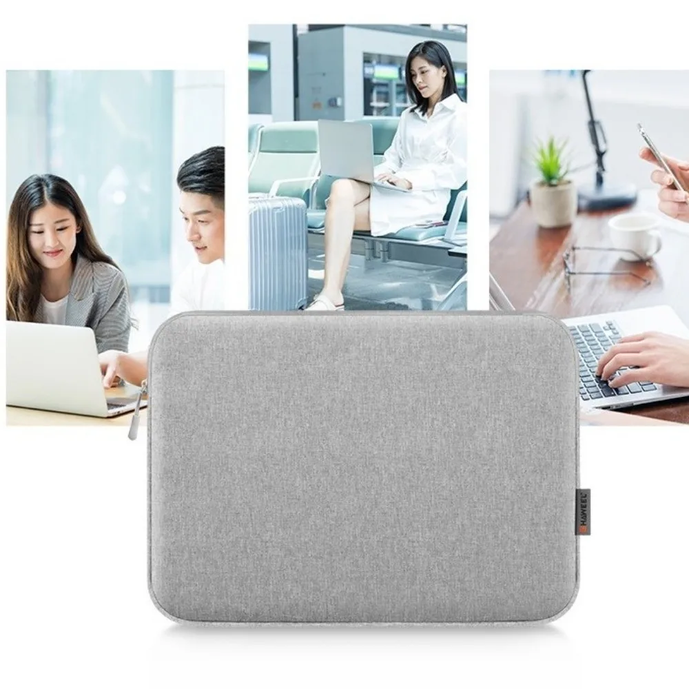 

Shockproof Laptop Sleeve Bag Lightweight Wear resistant Computer Handbag Solid Color Multi-ayer Protection Computer Storage Bag