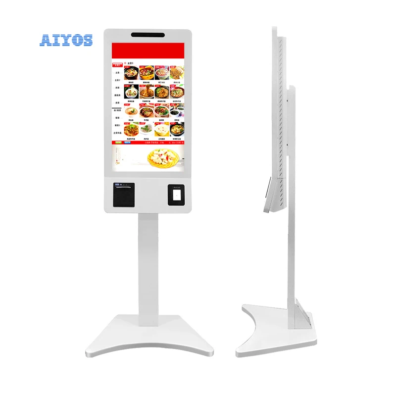 

32" Touch Screen Self Payment Kiosk Self Service Ordering Kiosk Interactive Payment Kiosk Vending Machine