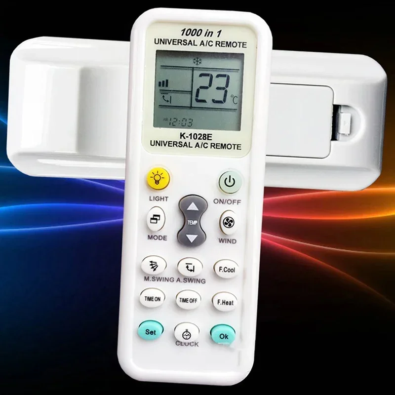 Universal AC Remote Controller Air Conditioner LCD A/C Muli 433HZ LCD Controller For Air Conditioner White Working Indicator