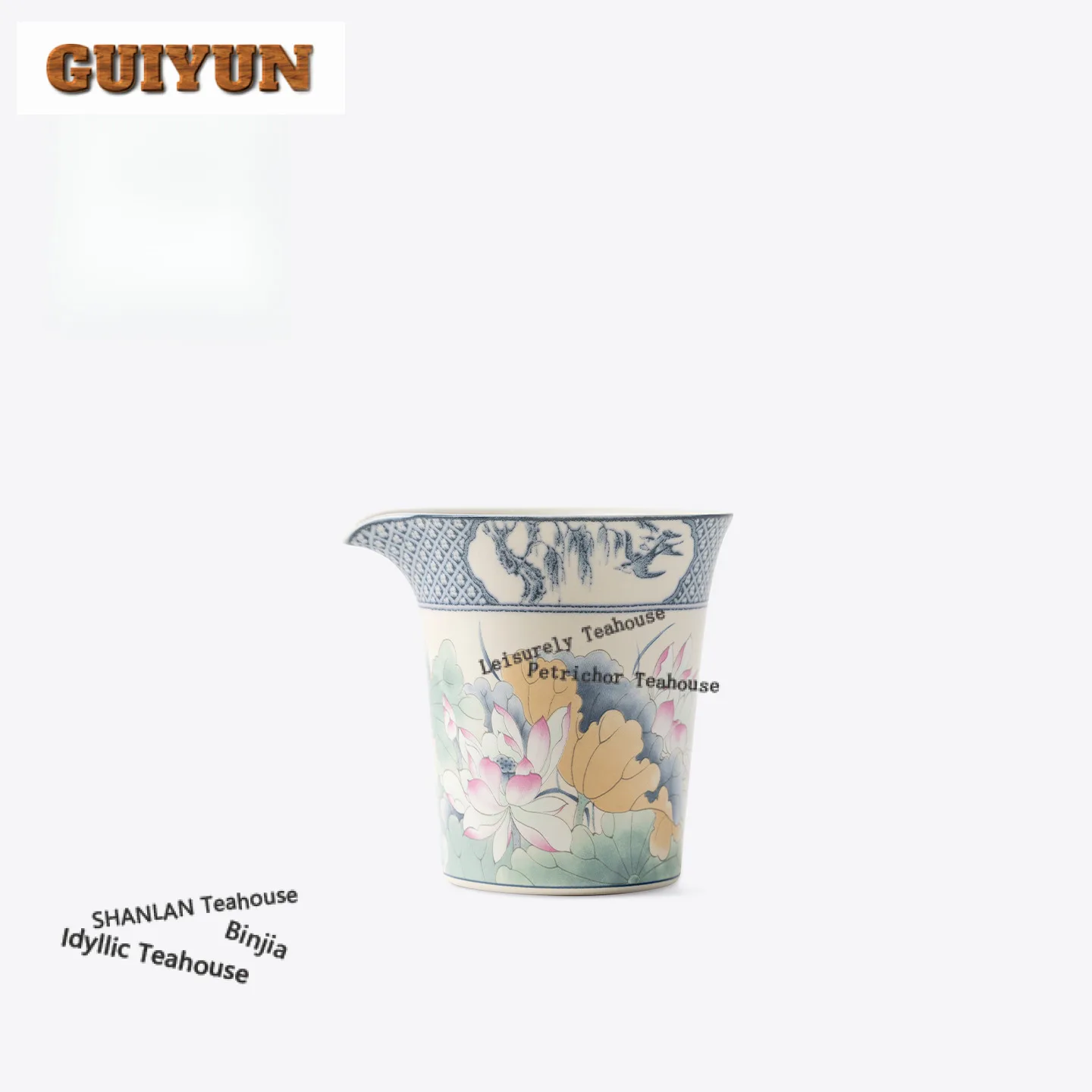 

130 мл газовая глазурь, кувшин для чая лотоса, диспенсер для ча-хай, бытовая чашка для правосудия, ярмарка, кружка, посуда, коллекция аксессуаров