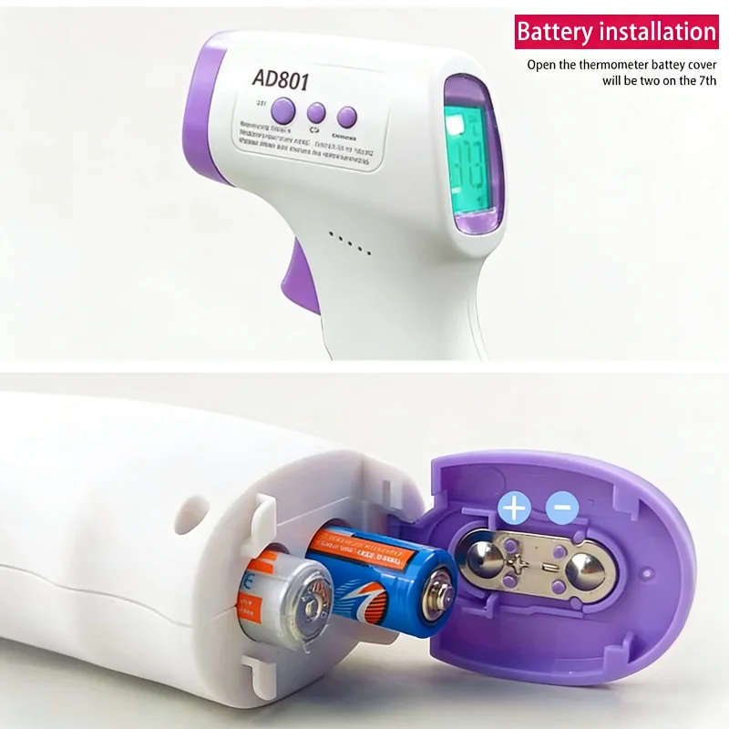 Voice Backlit Forehead Digital Thermometer Non-Contact Infrared Medical Thermometer Body Temperature Fever for Baby Adults image 2