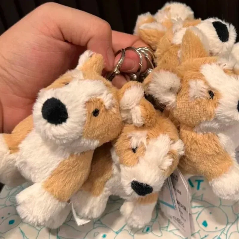 

【IN STOCK】JELLYCAT UK Fun Cute Corgi Dog Bag Pendant With Bag Jellycat Puppy Plush Keychain Birthday Christmas Gift