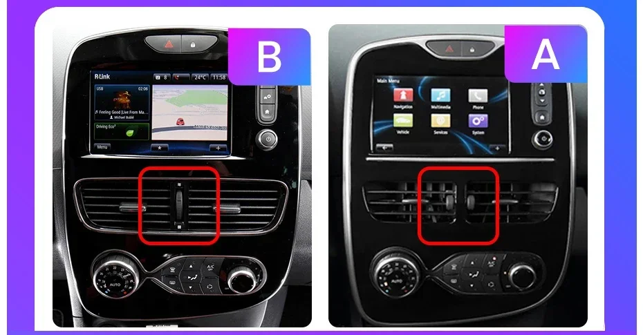 2K QLED Bildschirm Auto Radio Für Renault Clio 4 ZOE 2012-2019 Drahtlose CarPlay Android Auto Multimedia autoradi – Detail 1