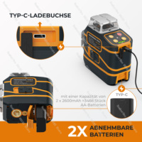 CIGMAN CM-801 Lazer Level Green Beam Laser Cross 12 Lines Self-leveling 3D Auto Rotary Construction Nivel Laser Levels
