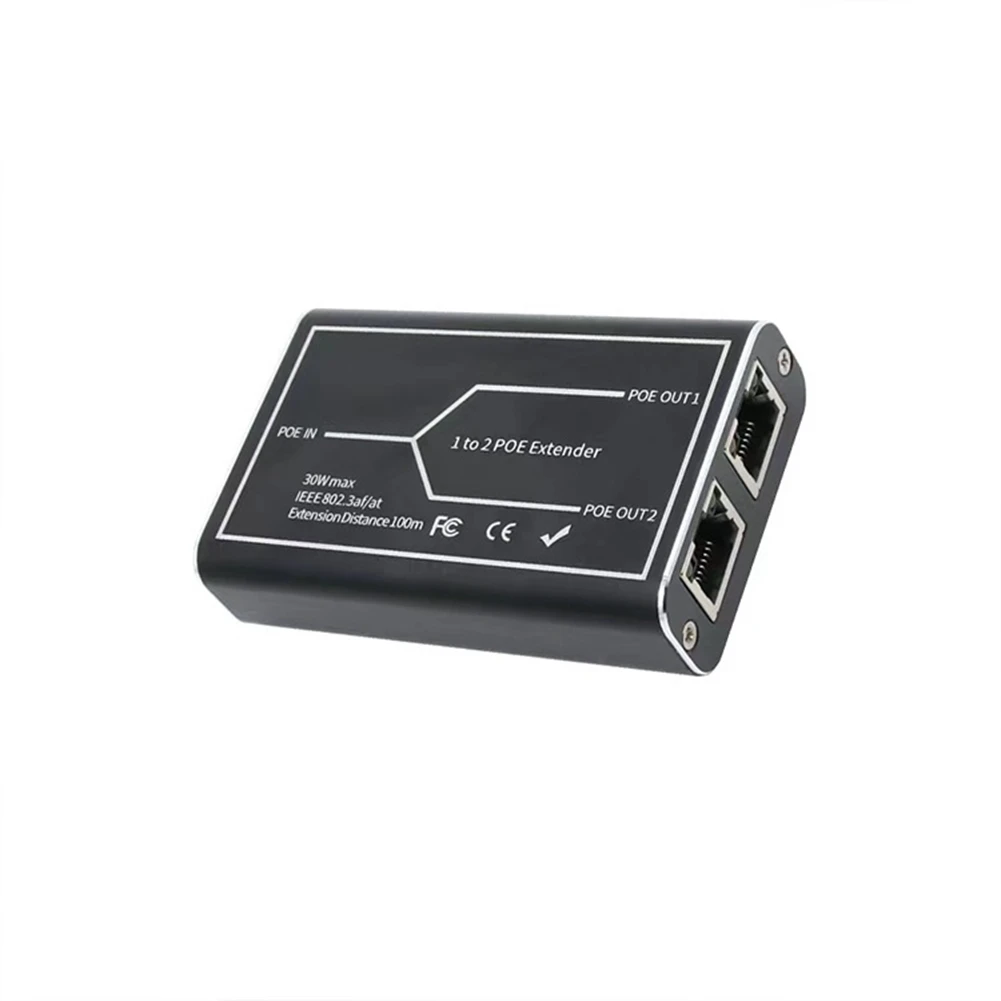 

2-портовый удлинитель POE 100 Мбит/с со стандартом IEEE 802.3Af для IP-Камеры NVR, IP-камеры, голосовой удлинитель POE, диапазон POE 100 метров