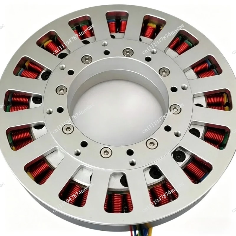 700W 14810 Large Hollow Shaft Ultra Low Speed Disc DC Brushless Motor Flat Thin Motor Large Permanent Magnet Brushless DC Motor