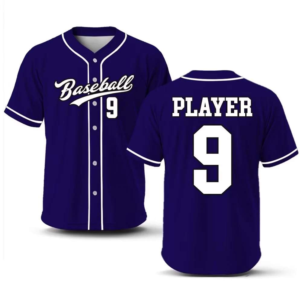 2026 New Authentic Baseball Uniform Summer Outdoor Comfortable and Breathable Sportswear Unisex Baseball Fans Can Customize Tops