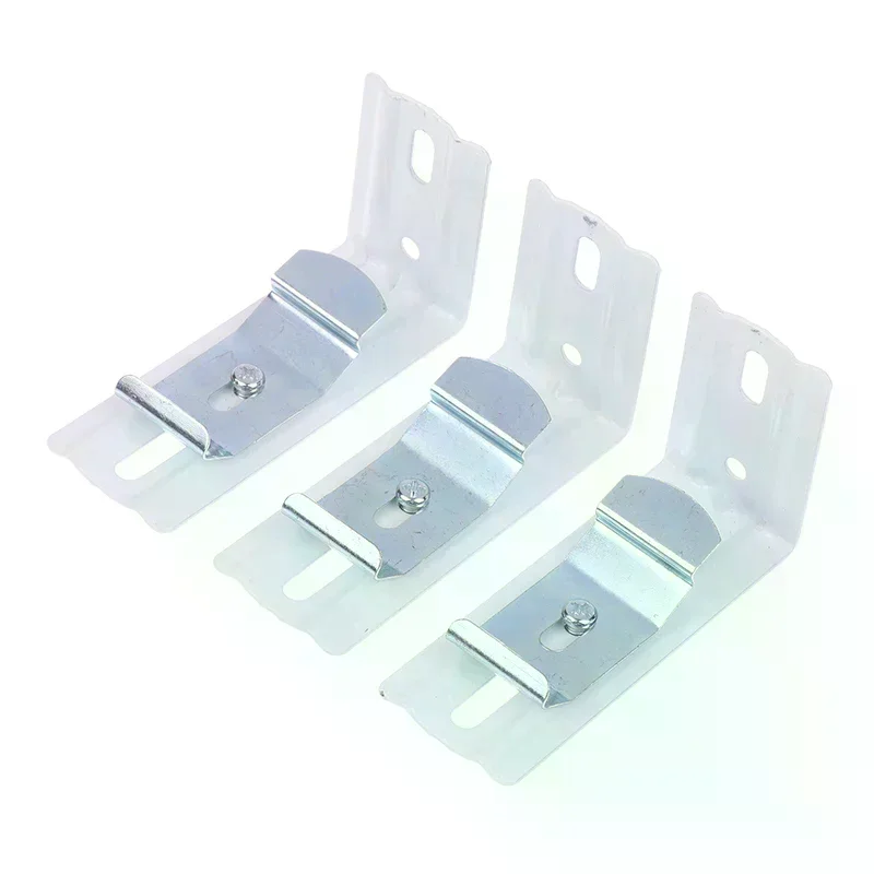 3Inch Vertical Blind Bracket Clips Metal Roller Shutter Pull Curtain Fixing Mounting Holder Accessories 1/2Pcs