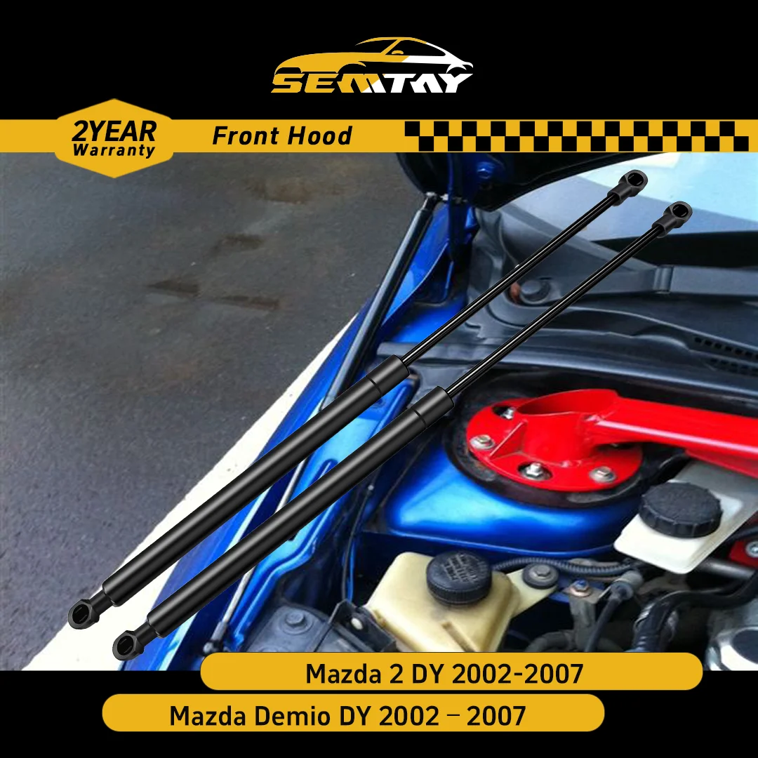 

Стойки капота SEMTAY для Mazda 2 DY/Demio DY 2002-2007, поддержка подъема капота, пружинные амортизаторы, демпферы, автомобильный аксессуар