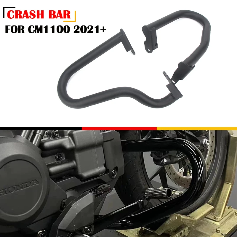 

Fit for Honda CMX 1100 Rebel 1100 2021-2023 2024 Motorcycle Accessories Engine Guard Highway Crash Bar Front Protection Bumper