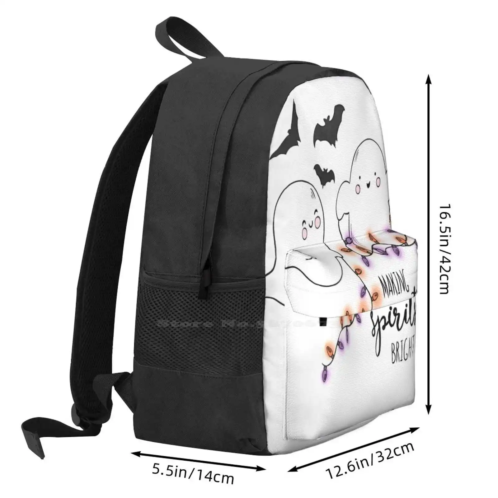 Geister hell machen! Heißer Verkauf Rucksack Mode Taschen Halloween gruselige Weihnachten gruselige Weihnachts geister Fledermäuse Weihnachts lichter