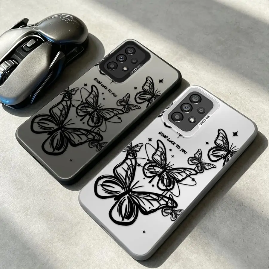 Simple Butterfly Looks Good Phone Cover Case for Samsung Galaxy A54 A17 A52 A14 A56 A23 A71 A25 A73 A16 A34 A32 A36 A72 A12 A13