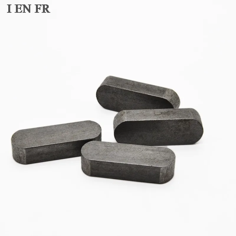 10/50/100Pcs M3 M4 M5 M6 A3 Steel A2 Parallel Key Round Ended Drive Shaft Flat Keyway Pin Type A GB1096 Safety Pin